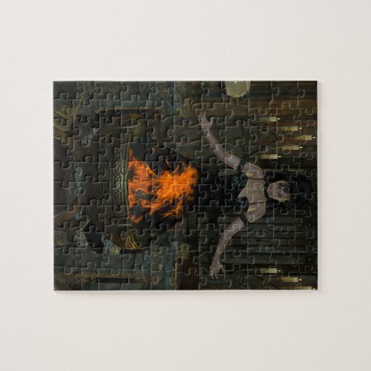 Wiccan Hexe-Ritual Puzzle (Horizontal)