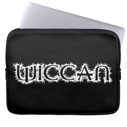 wiccan laptopschutzhülle (Vorderseite)