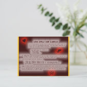 Wiccan Liebe Zauber Postkarte (Stehend Vorderseite)