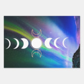 Wiccan luna, astrologisches Verpackungspapier - Se Geschenkpapier Set (Vorderseite 3)