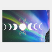 Wiccan luna, astrologisches Verpackungspapier - Se Geschenkpapier Set (Vorderseite 2)