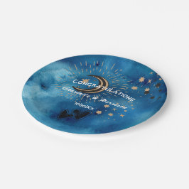 Wiccan Magic Constellation Ungewöhnliche Hochzeit Pappteller