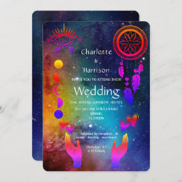 Wiccan Magic Ungewöhnliche Hochzeit Einladung