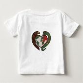 Wiccan Mestiza + Mexica Heart Baby T-shirt (Rückseite)