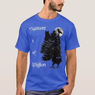 Wiccan Nature ist meine religiöse Hexe T-Shirt