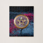 Wiccan Pagan Pentagram Alter Cloth Puzzle (Vertikal)
