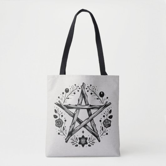Wiccan Pagan Pentagramm Tasche (Vorderseite)