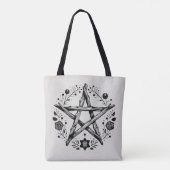 Wiccan Pagan Pentagramm Tasche (Rückseite)