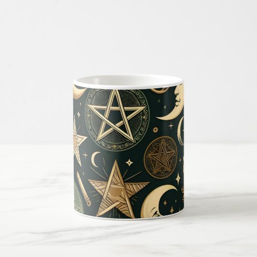 Wiccan Pattern 2 Kaffeetasse (Mittel)