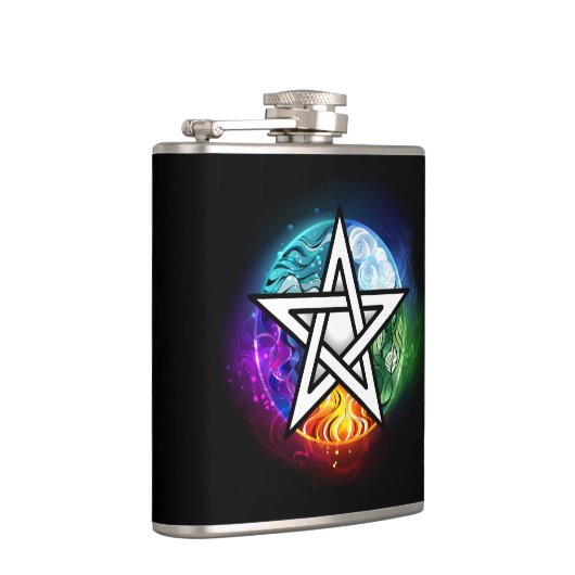Wiccan pentagram flachmann (Rechts)
