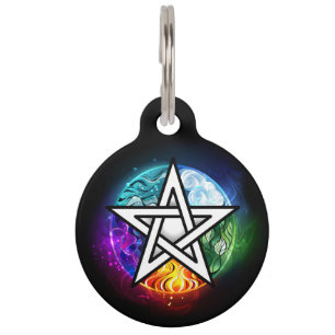 Wiccan pentagram haustiermarke