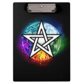 Wiccan pentagram klemmbrett (Vorderseite)