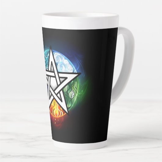 Wiccan pentagram milchtasse (Rechte Ecke)