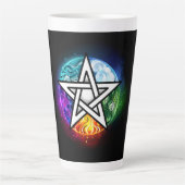 Wiccan pentagram milchtasse (Vorderseite)