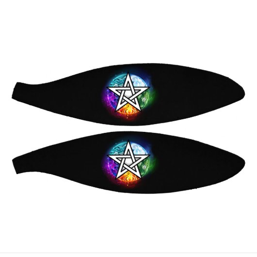 Wiccan pentagram mini basketball (Panele)