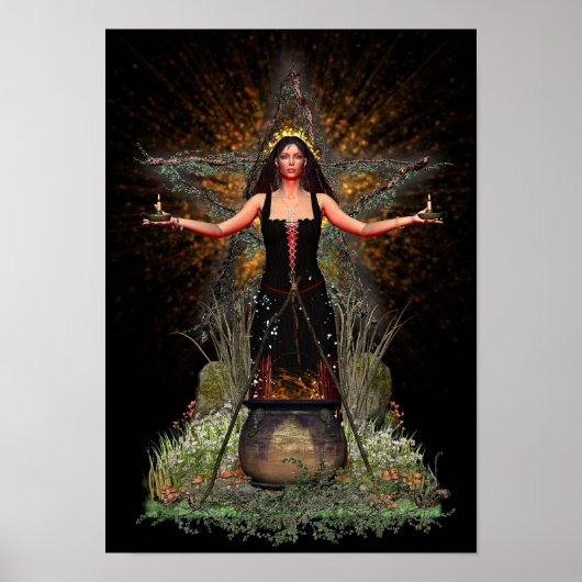 Wiccan Poster - Spellweaver III [A3] (Vorne)