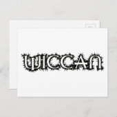 wiccan postkarte (Vorne/Hinten)