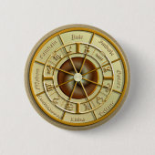 Wiccan Rad des Jahres Button (Vorderseite)