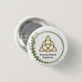 Wiccan Rad-Geheimnis-Knopf Button (Vorne & Hinten)