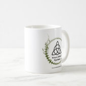 Wiccan Rad-Geheimnis-Tasse Kaffeetasse (VorderseiteRechts)