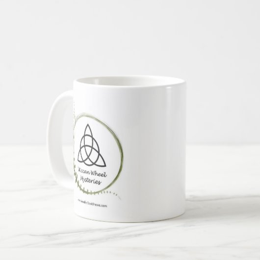 Wiccan Rad-Geheimnis-Tasse Kaffeetasse (Vorderseite Links)