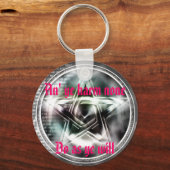 Wiccan Rede Key Chain Schlüsselanhänger (Vorderseite)