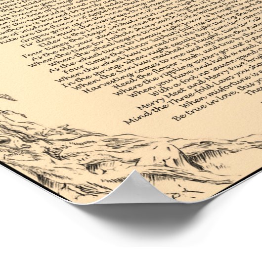 WICCAN REDE POSTER (Ecke)