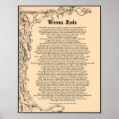 WICCAN REDE POSTER (Vorne)