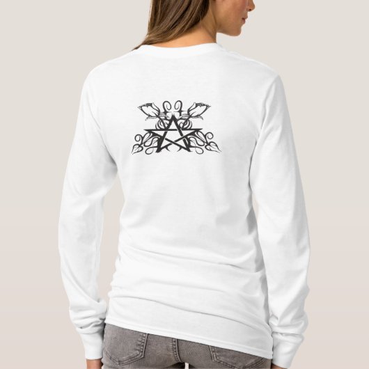 Wiccan Rose T-Shirt (Rückseite)