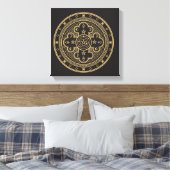 Wiccan-Symbol Leinwanddruck (Insitu (Schlafzimmer))