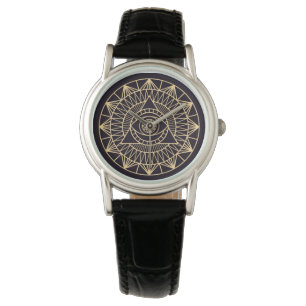 Wiccan Symbols Armbanduhr