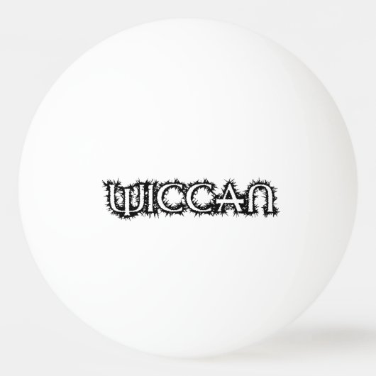 wiccan tischtennisball (Vorderseite)