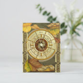 Wiccan Wheel 2012 Kalender Postkarte (Stehend Vorderseite)