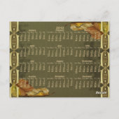 Wiccan Wheel 2012 Kalender Postkarte (Rückseite)