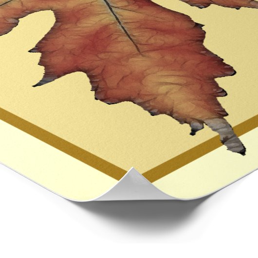 Wiccan Wheel mit Pentagramm Print Poster (Ecke)