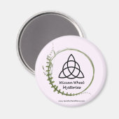 Wiccan Wheel Mysteries Magnet (Vorderseite/Rückseite)