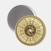 Wiccan Wheel of the Year Magnet (Vorderseite/Rückseite)