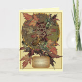 Wiccan Wheel With Pentacle Greetings or Note Cards Karte (Vorderseite)