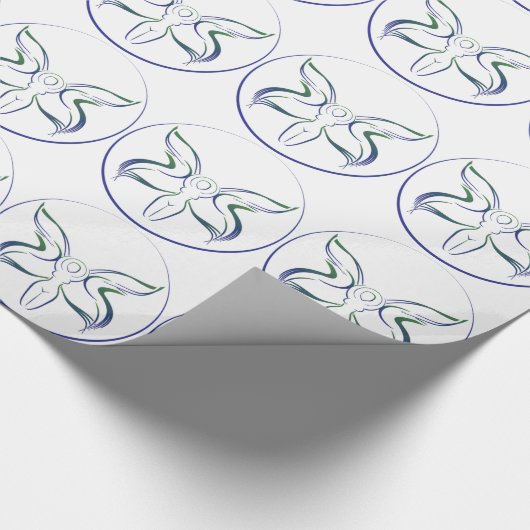 wiccan wiccan Hexereiheide der Mondgöttin Geschenkpapier (Ecke)