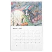 Wiccan Witt Portfolio Buch von Molly Harrison Kalender (Feb 2027)