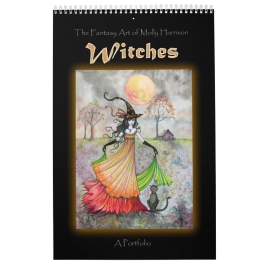 Wiccan Witt Portfolio Buch von Molly Harrison Kalender (Titelbild)