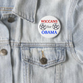 Wiccans für Knopf Obama 2012 Button (Beispiel)