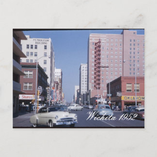 Wichita 1952 Postcard Postkarte