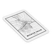 Wichita Falls Map Magnet (Rechte Seite)