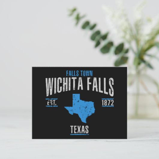 Wichita Falls Postkarte (Stehend Vorderseite)