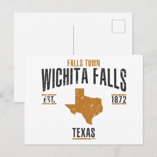 Wichita Falls Postkarte (Vorne/Hinten)