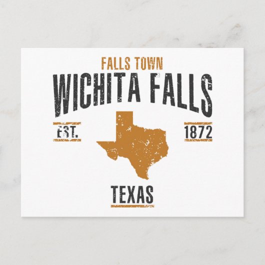 Wichita Falls Postkarte (Vorderseite)