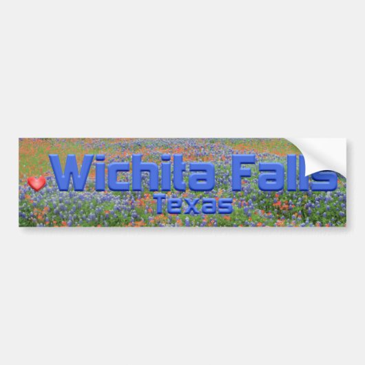 Wichita Falls Texas Autoaufkleber (Vorne)