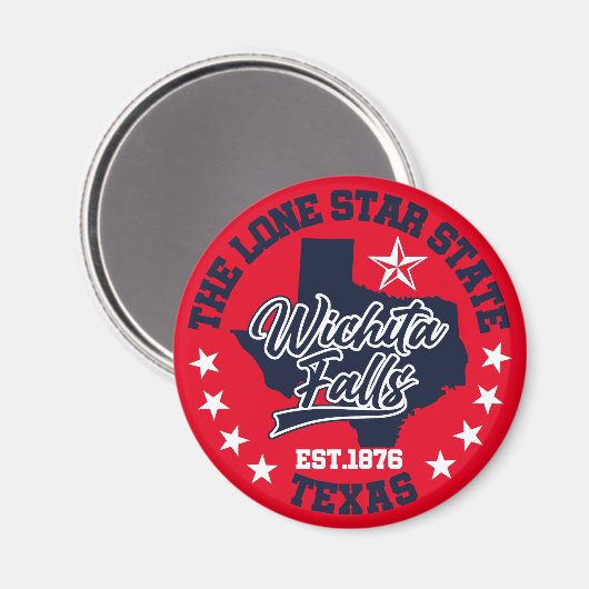 Wichita Falls, Texas Magnet (Vorderseite/Rückseite)