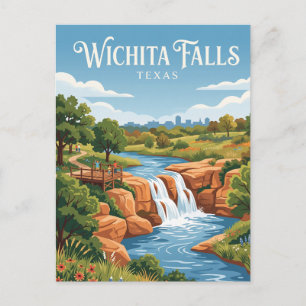 Wichita Falls Texas Postkarte